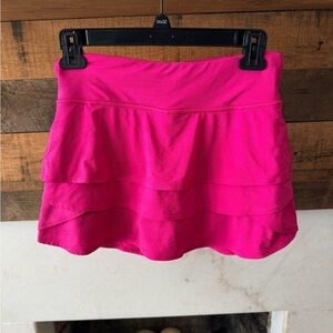 Athleta Bright Pink swing skort